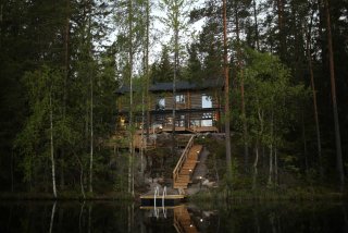 Feriencottages im Nuuksio Nationalpark, Finnland