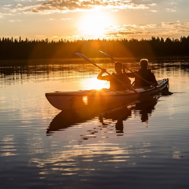 Kanu fahren in Finnland