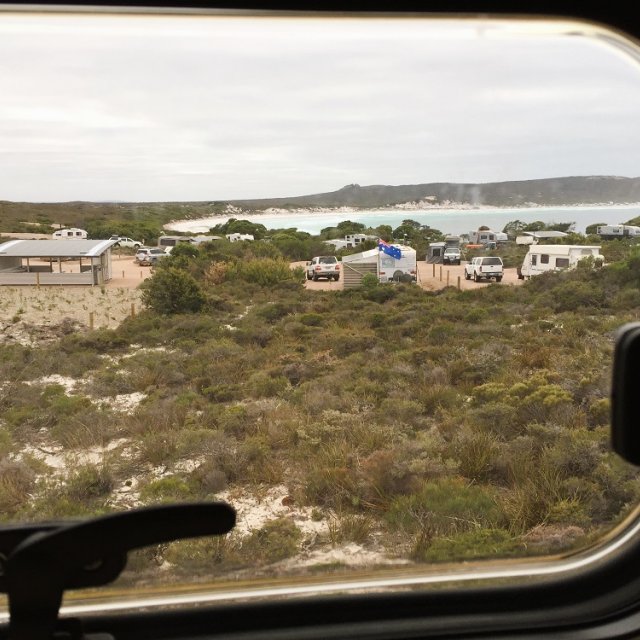 Lucky Bay mit Wohnmobil