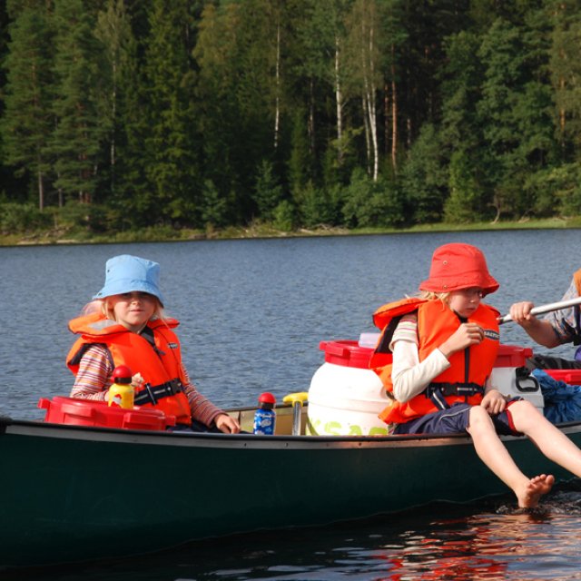 Kanutour Schweden mit Kind